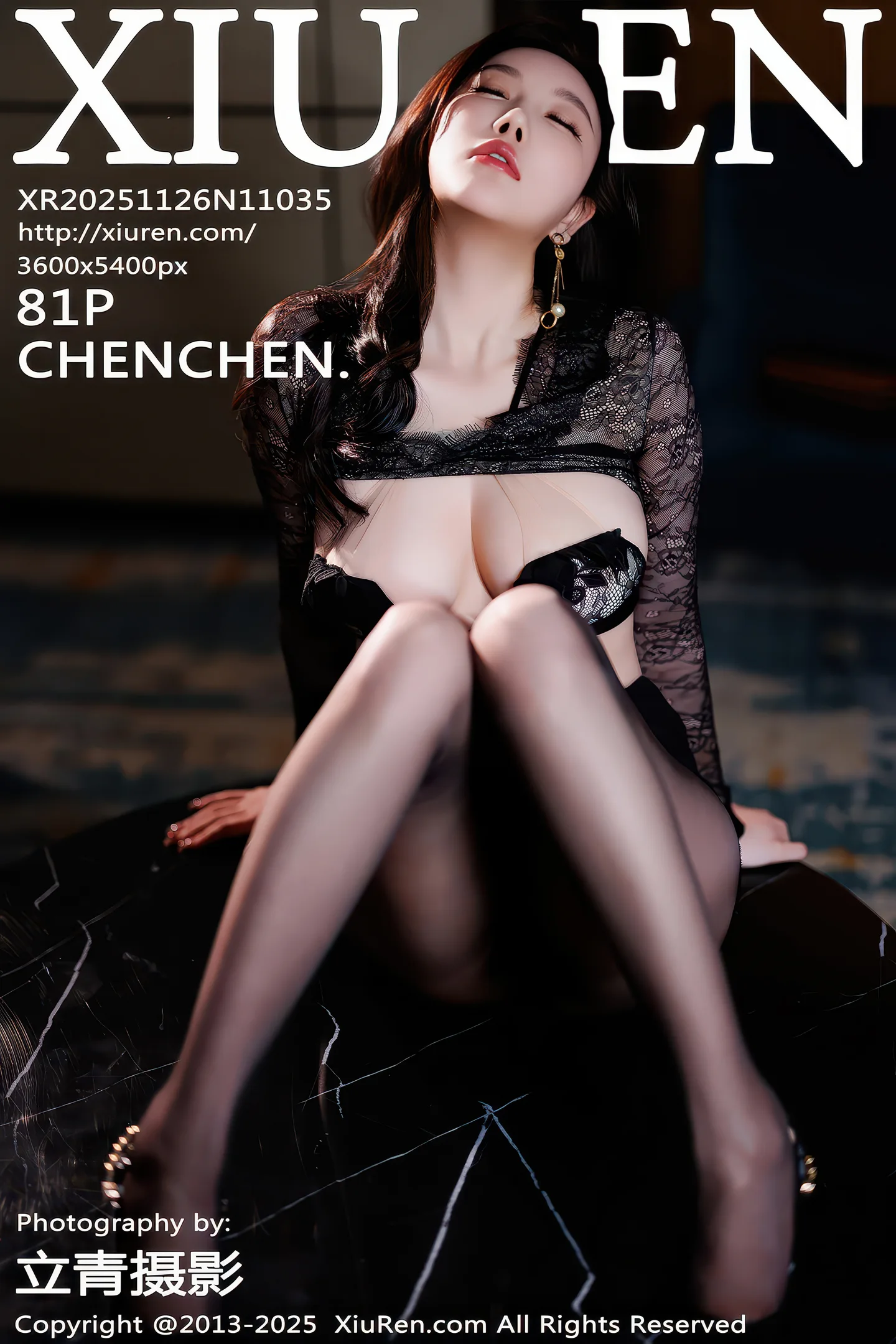[XiuRen秀人网]No.11035_女神CHENCHEN.性感黑色情趣内衣配超薄黑丝秀丰腴身材诱惑写真81P-秀人网 - XiuRen.Pro